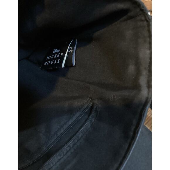 Disney Mickey Mouse 90th Anniversary Black Bioworld Mini Backpack EUC - Picture 11 of 11